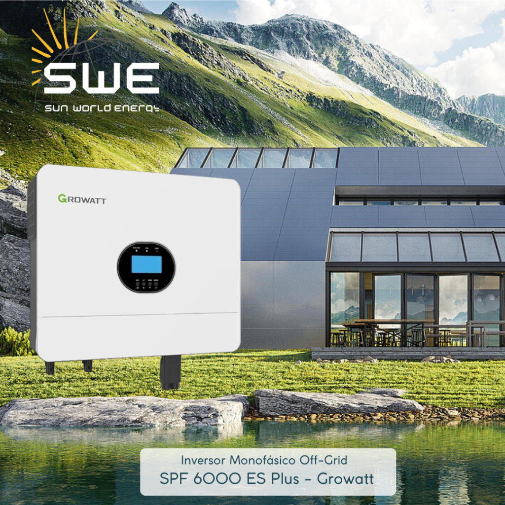 Sun World Energy introduce al mercado fotovoltaico español el nuevo Inversor Monofásico Off-Grid SPF 6000 ES Plus de Growatt