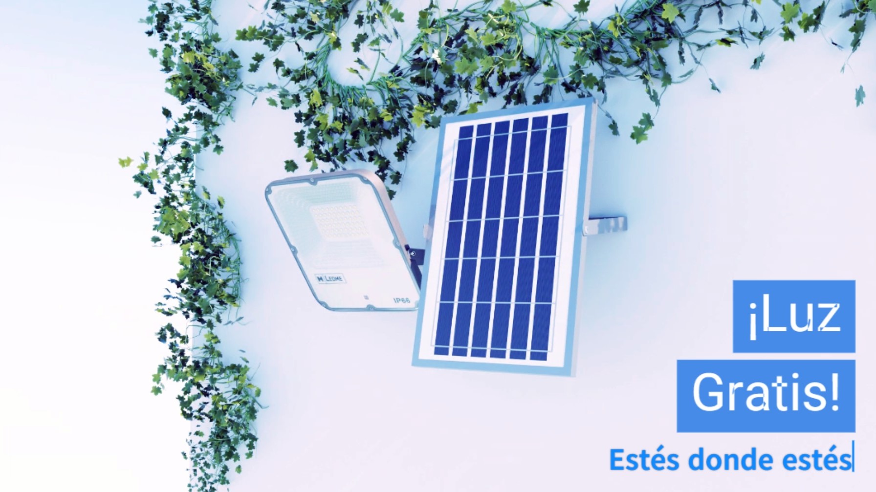 Luz gratis estés donde estés con Sun World Energy y LEDME