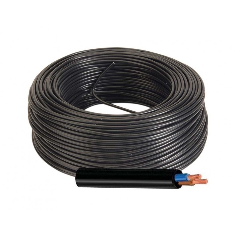 Cable Manguera Negro 2 X 1.5Mm² Rv-K  (Corte A Medida)