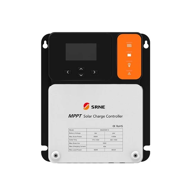 Regulador Srne Mppt 150V 40A Lcd 12/24V