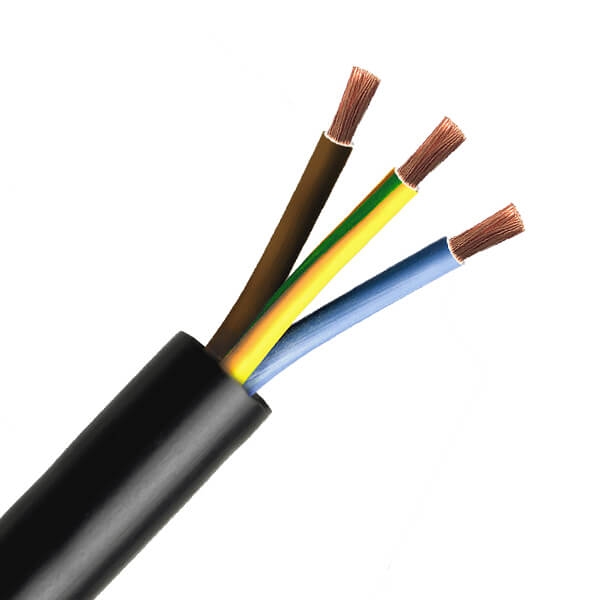 Cable Manguera Negro 3 X 1.5Mm² Rv-K 3G (Corte A Medida)