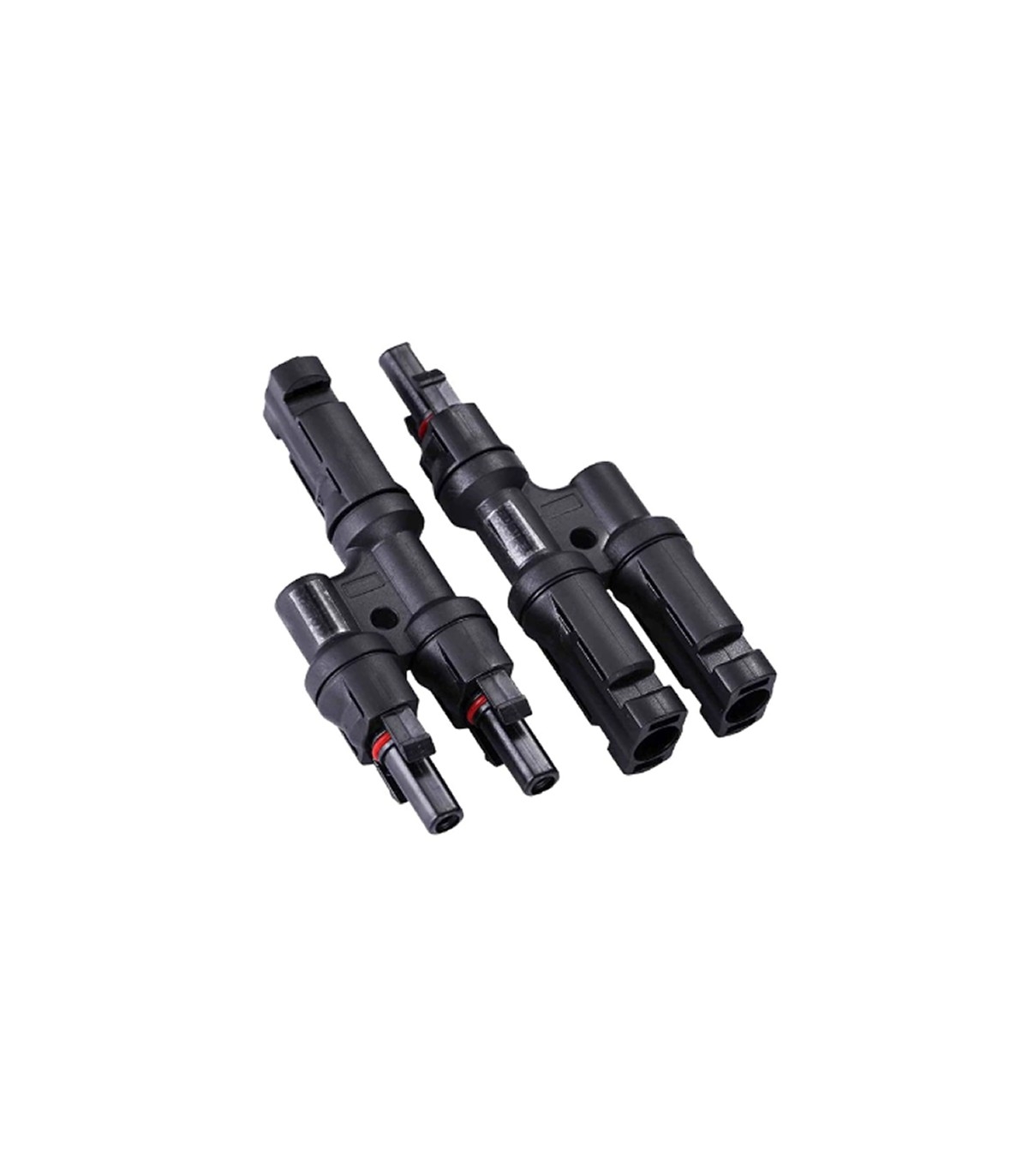 Conector Mc4 2 Em 1 Para Cabo 4-6Mm²