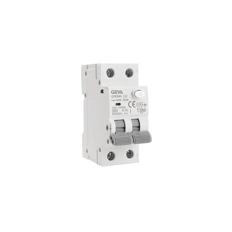 Disjuntor de Corrente Com Proteção Contra Sobrecorrente (Rcbo) 1+N 40A 30Ma