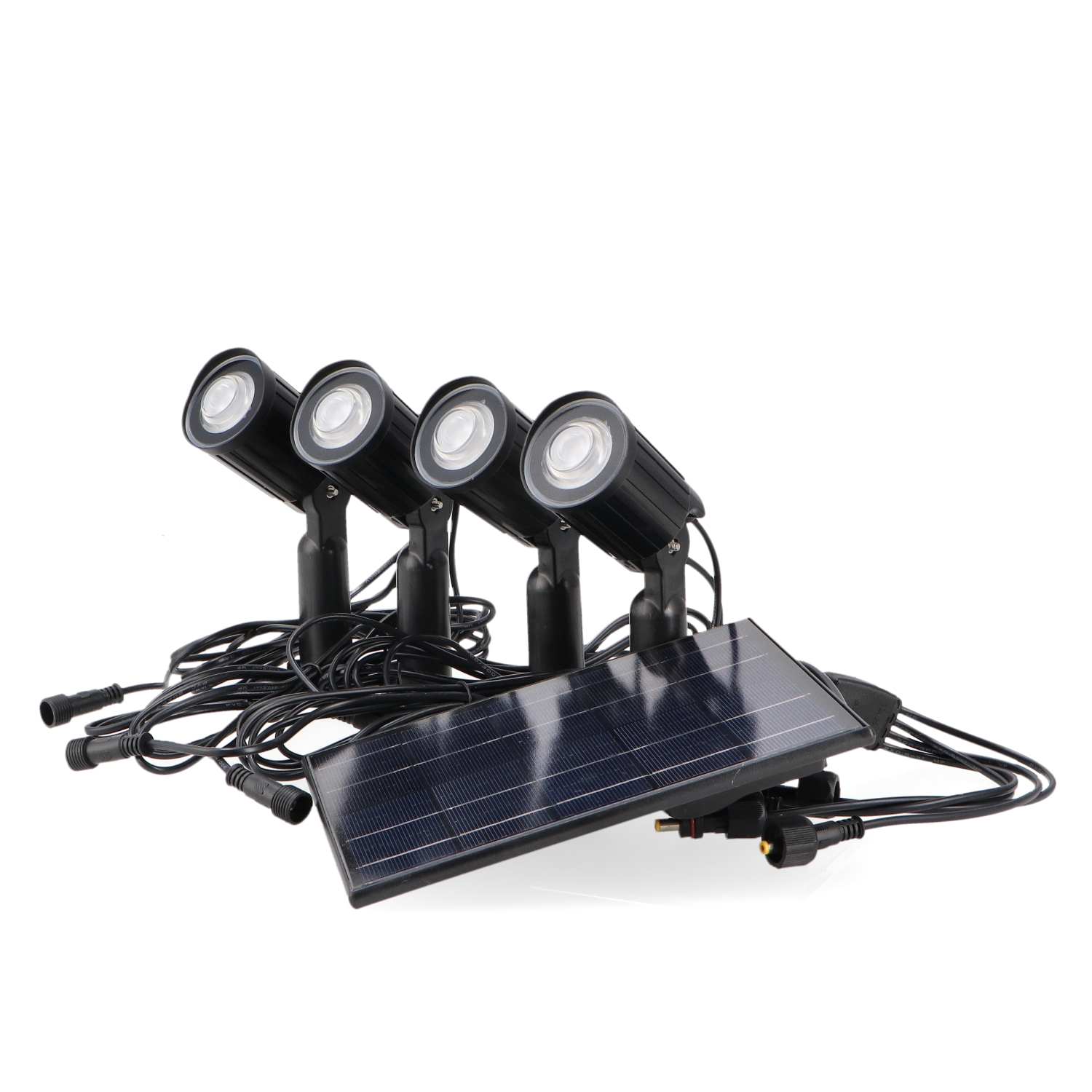 Kit de 4 Refletores Solares Led Com Roxi Spike