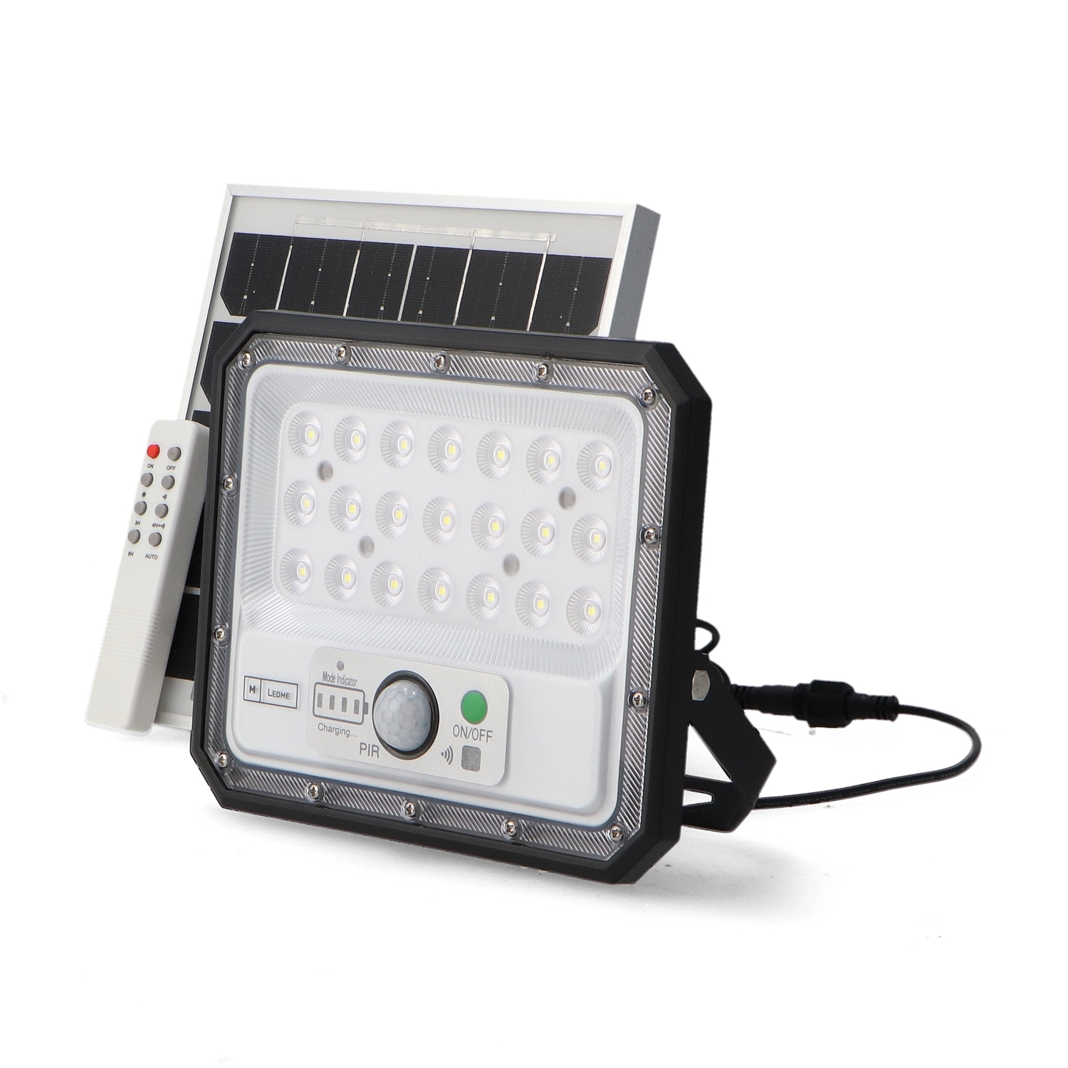 Refletor Projetor Solar Led Aras Com Sensor 50W