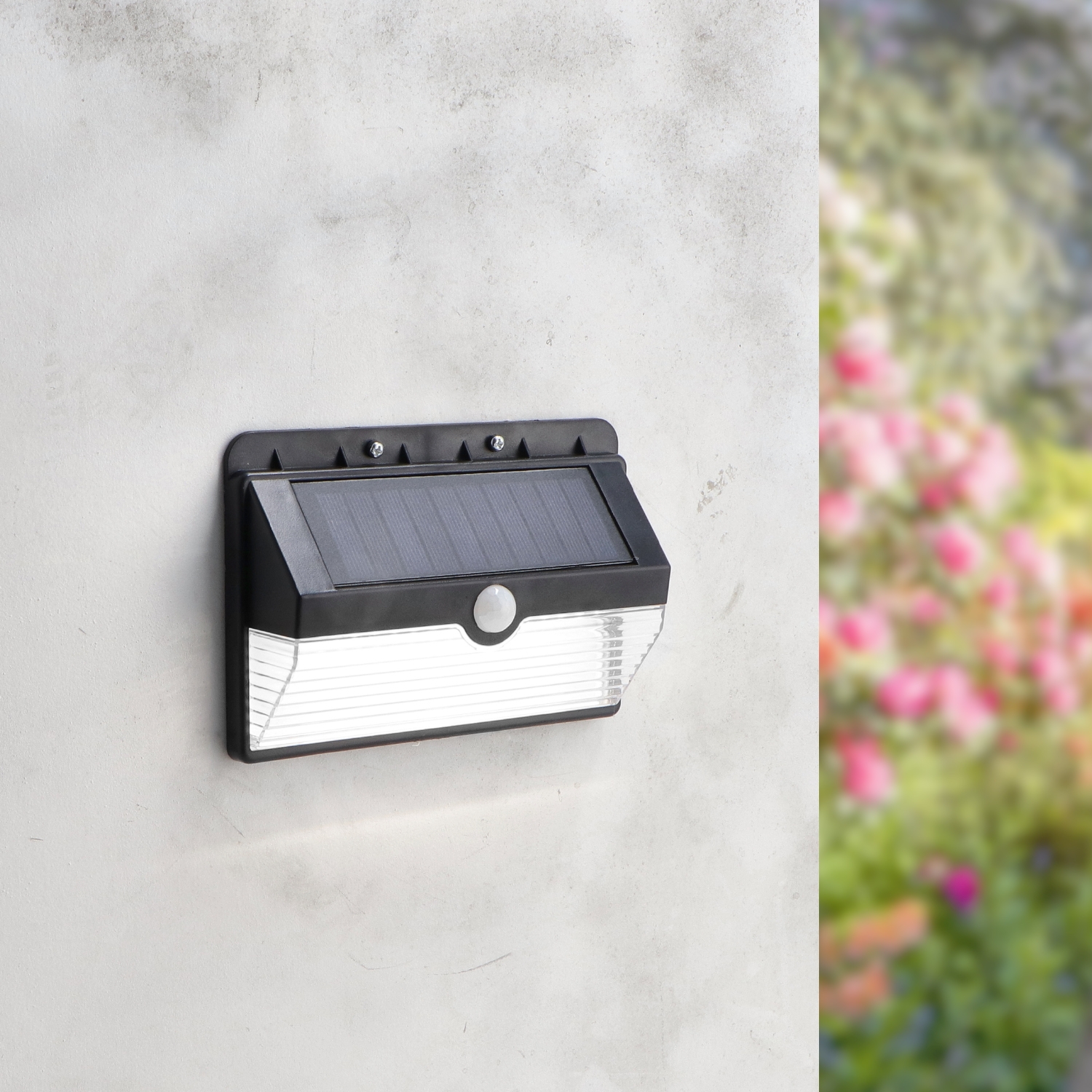 Aplique Led Solar Sun Com Sensor Movimento